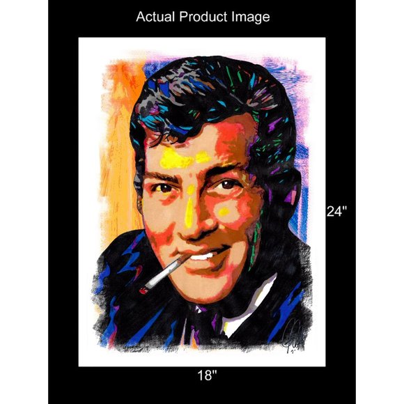 Dean Martin Singer Rat Pack Music Poster Print Wall Art 18x24 - Picture 2 of 5